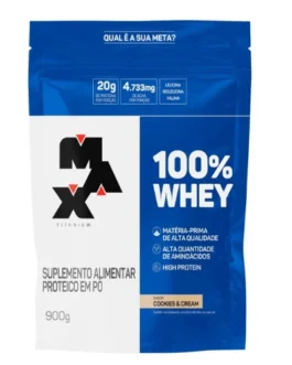 100% Whey Refil (900g) Max Titanium